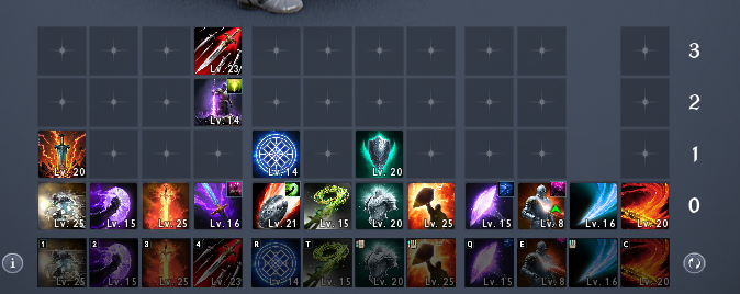AION 2 Templar PvP skill loadout